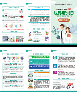 世界肝炎日折页