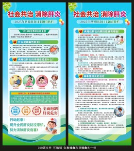 世界肝炎日X展架