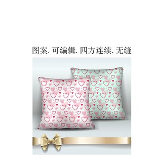 抱枕图案 布艺家纺印花