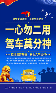 疲劳驾驶宣传海报