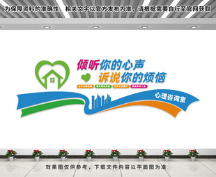 心理咨询室文化墙