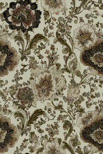 复古花卉图案织物纹理