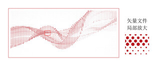 动感线条波浪图案设计