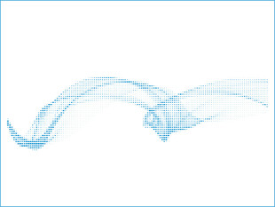 蓝色飘逸线条抽象图案