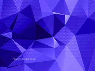 紫色多边形立体几何矢量背景