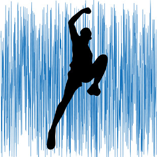 跃起的动感身影