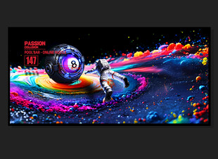 台球展板