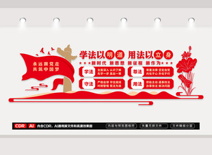 学法用法文化墙