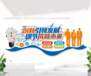 创新引领发展标语文化墙