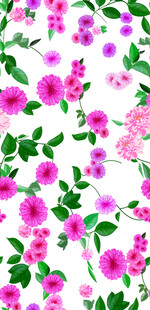 粉色花卉图案背景