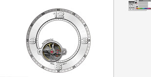 手表表面设计 机械表盘 