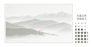 中式水墨山水装饰画