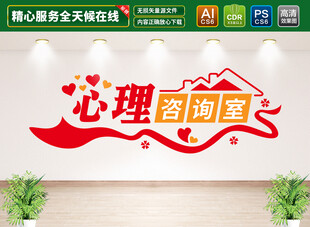 心理咨询室文化墙