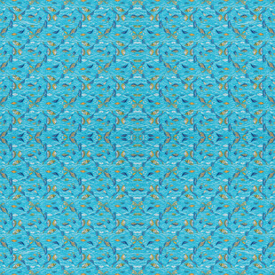 蓝色花纹背景纹理图案