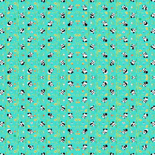 蓝绿色底小图案无缝背景