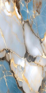 蓝白相间大理石纹理