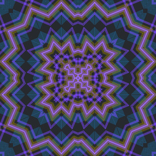 几何拼花地毯装饰图案