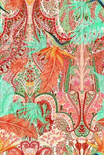 多彩抽象花纹图案设计