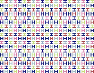 多彩字母图案背景