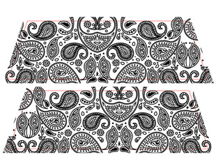 复古民族风几何花纹图案