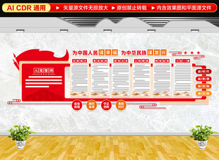 入党誓词党员活动室文化墙