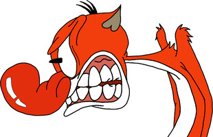 愤怒狐狸卡通形象