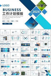 无人机行业工作总结汇报PPT