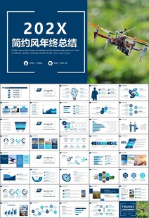 无人机行业工作总结汇报PPT