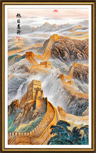 万里长城玄关画