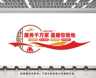 社区服务中心文化墙