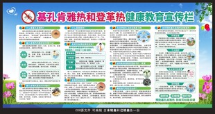 基孔肯雅热登革热宣传栏