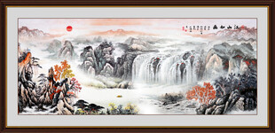 国画山水风景画