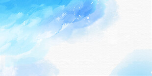 梦幻蓝调水彩背景画面