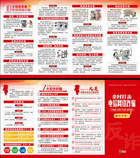 电信诈骗折页