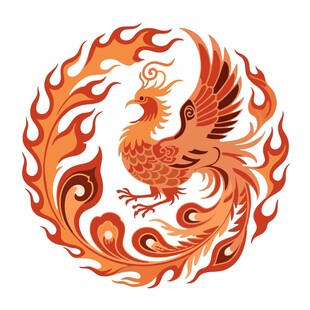凤凰插画