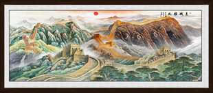 江山如此多娇长城万里