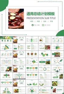 营养美食美味板栗种植宣传PPT