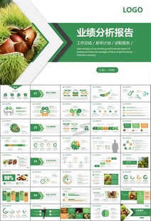 营养美食美味板栗种植宣传PPT