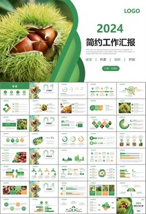 营养美食美味板栗种植宣传PPT