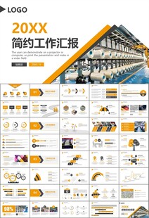 纺织行业总结计划工作汇报PPT