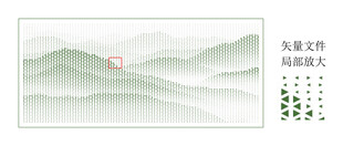 水墨山冲孔铝单板