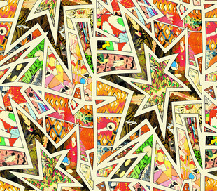 多彩几何图案拼接