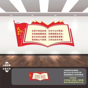 长征精神文化墙