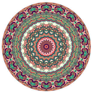 圆形精美地毯花纹