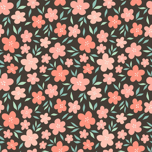 粉色花卉图案背景