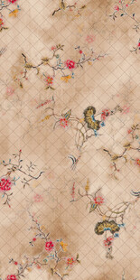 中式花鸟复古纹理图案