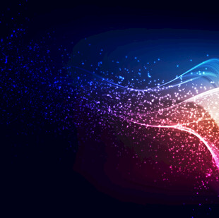 梦幻炫彩粒子动感背景图