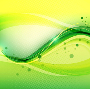 绿色动感波浪背景图
