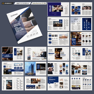 律师事务所画册版式设计