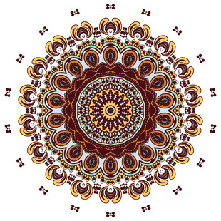 精美曼陀罗图案